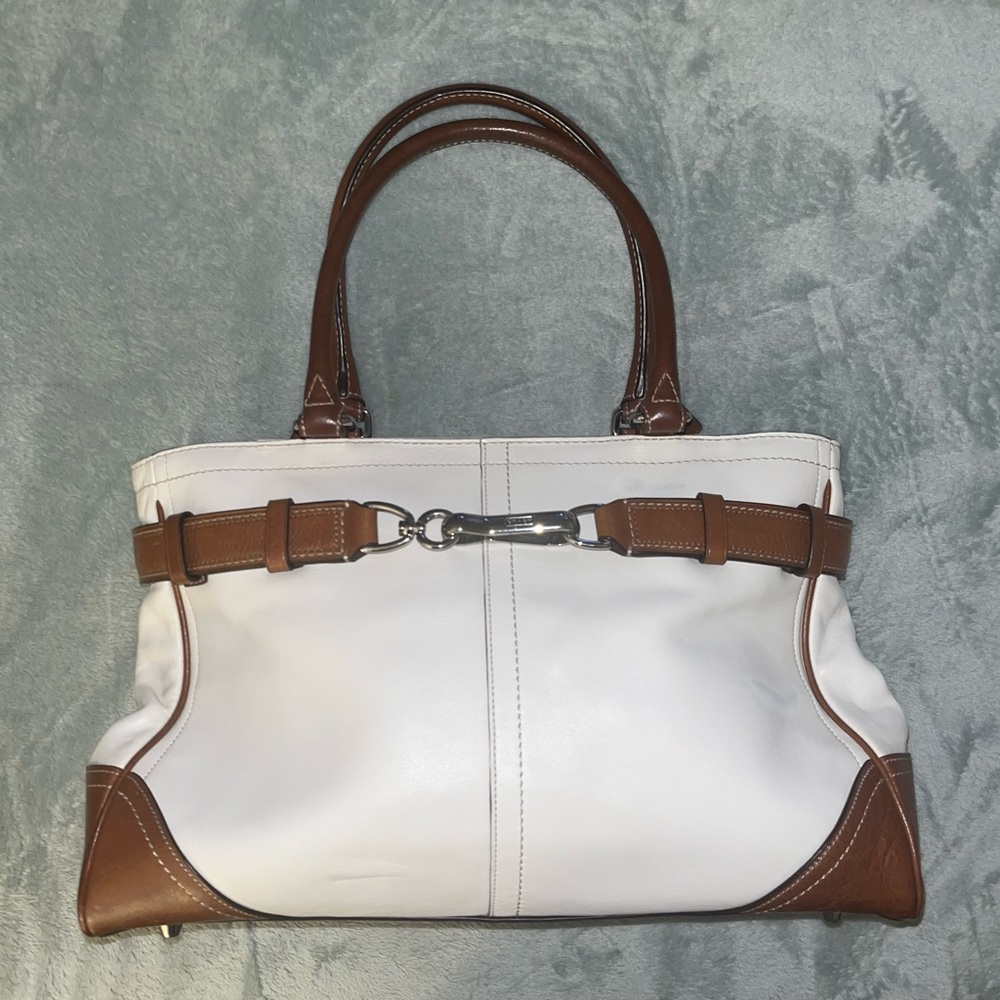 Coach *VINTAGE* Leather Hampton Bag F11200